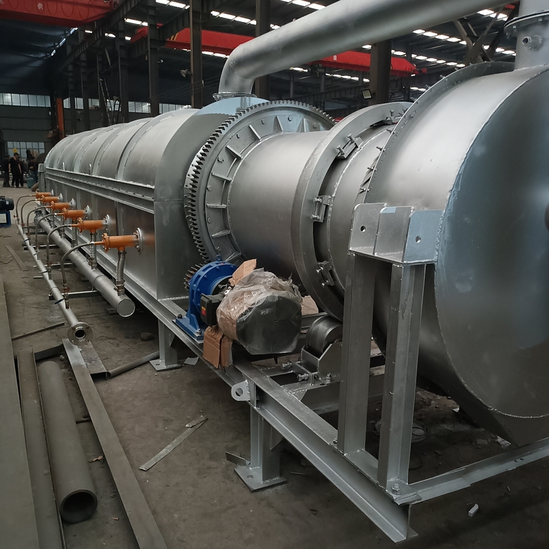 150 - rotierender horizontaler Brennofen 200kg/H mit AC380V Energie und 2 - 3rpm Umdrehungsgeschwindigkeit