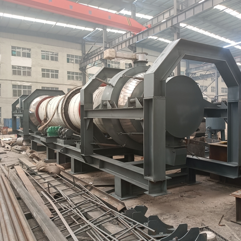 Anpassung Farbe Dampfrohr Drehtrockner 120t/h Kapazität
