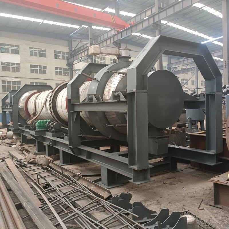 Anpassung Farbe Dampfrohr Drehtrockner 120t/h Kapazität