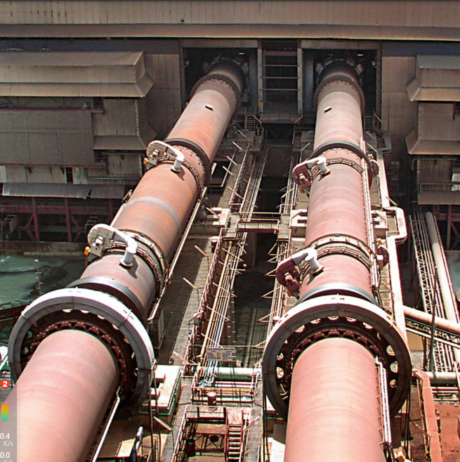 Materialien Reaktion Rotationsofen-Verbrenner 5-45 t/h Kapazität