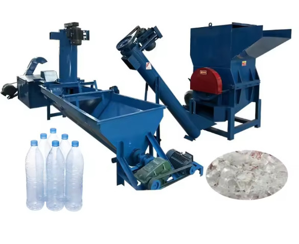 Abfall aus Kunststoff Pp Pe Pet Plastikflaschen Waschmaschine für Polyester-Stapelfasern