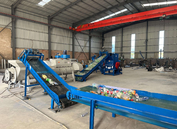 Abfall aus Kunststoff Pp Pe Pet Plastikflaschen Waschmaschine für Polyester-Stapelfasern