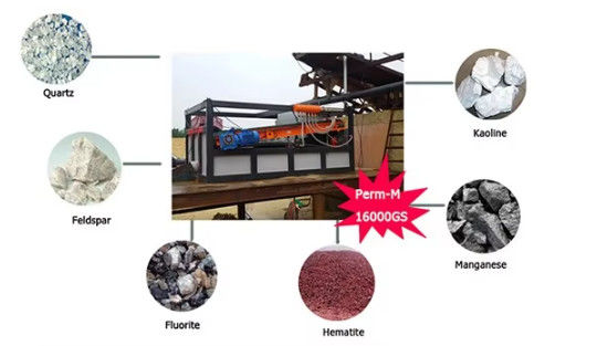 Magnetische Trennmaschine mit hohem Abhang für schwaches magnetisches Erz und nichtmagnetisches Erz