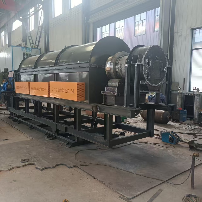 Indirekt elektrisch beheizter Drehrohrofen für Hochtemperatur- (1050 °C) Wärmebehandlung mit anpassbarer Kapazität