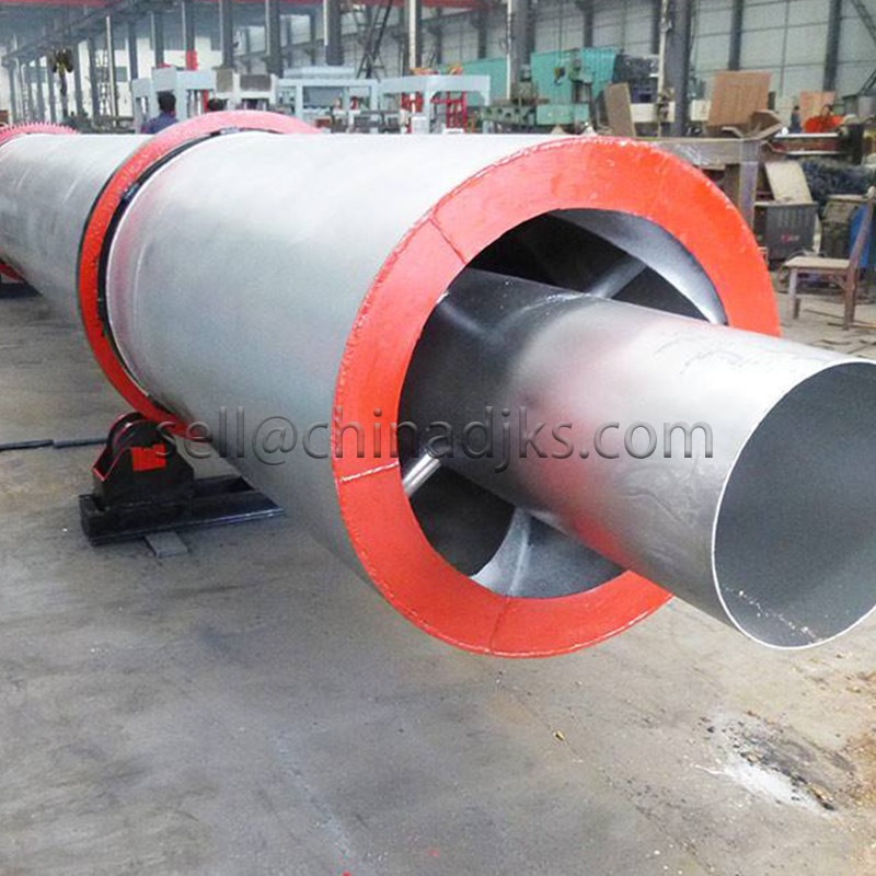 Nass Art Doppeltes Shell Rotary Drum Dryer 25TPH für Quarzsand
