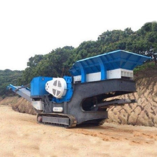 Raupen-Art mobiles Backenbrecher-Betriebsrad angebracht für Bergbau