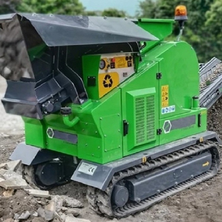 15-50t/H Mini Mobile Jaw Crusher Station für kleine Zerquetschungsfertigungsstraße